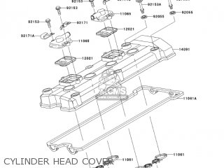CYLINDER HEAD COVER - ZR750K1 Z750S 2005 USA CALIFORNIA CANADA