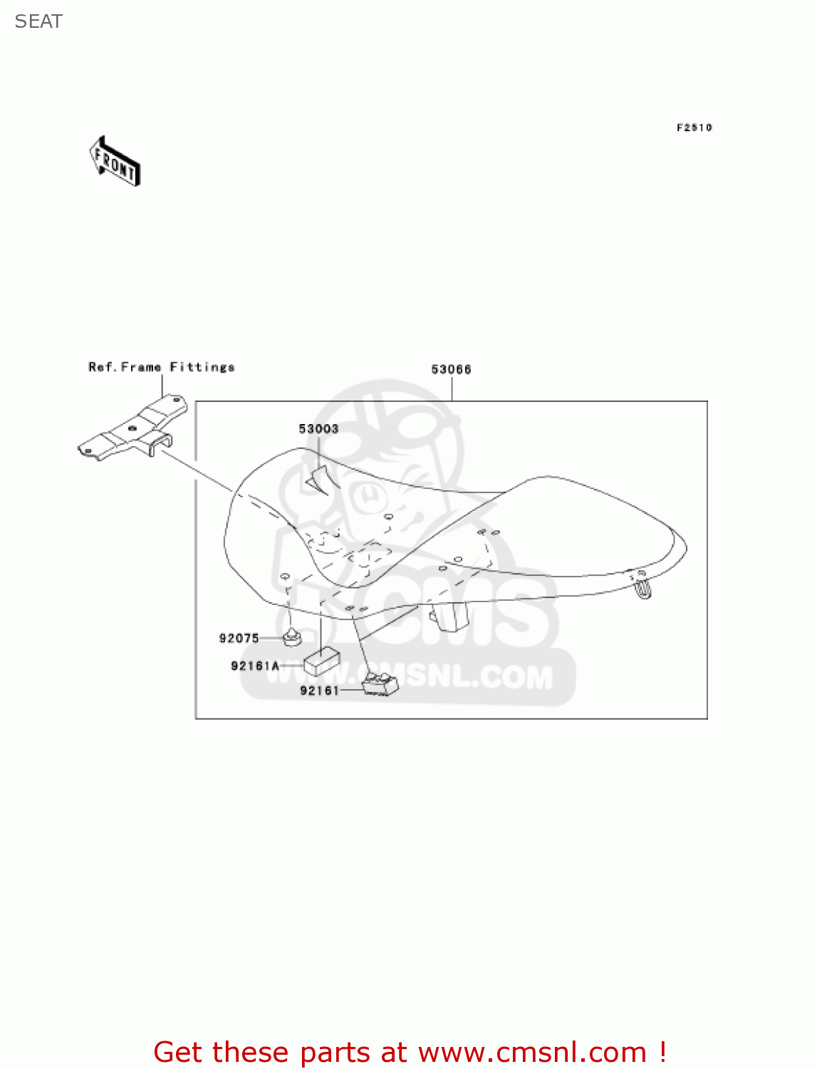 SEAT ZR750K6F Z750S 2006 USA CALIFORNIA CANADA