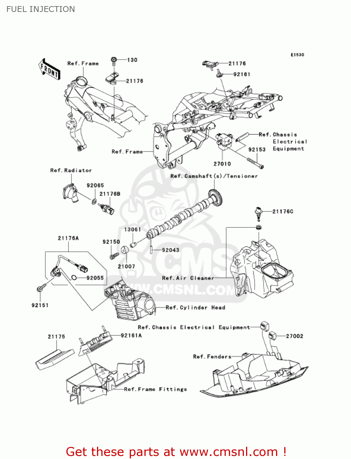 FUEL INJECTION ZR750K6F Z750S 2006 USA CALIFORNIA CANADA