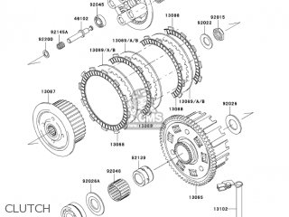 CLUTCH - ZR750K6F Z750S 2006 USA CALIFORNIA CANADA