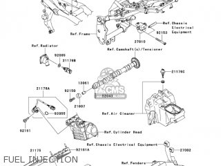 FUEL INJECTION - ZR750K6F Z750S 2006 USA CALIFORNIA CANADA
