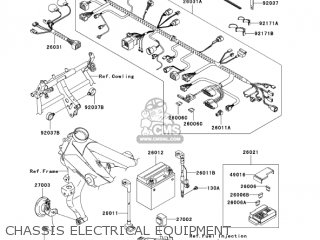 CHASSIS ELECTRICAL EQUIPMENT - ZR750K6F Z750S 2006 USA CALIFORNIA CANADA