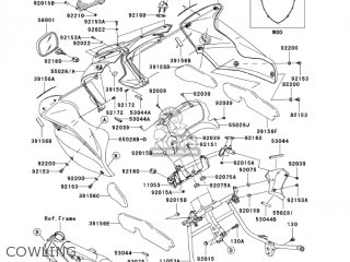 COWLING - ZR750K6F Z750S 2006 USA CALIFORNIA CANADA