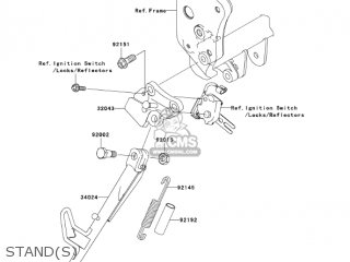 STAND(S) - ZR750K6F Z750S 2006 USA CALIFORNIA CANADA
