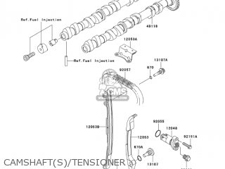 CAMSHAFT(S)/TENSIONER - ZR750K6F Z750S 2006 USA CALIFORNIA CANADA