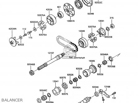 BALANCER - ZX1000A1 GPZ1000RX 1986 EUROPE FR UK FG GR IT NR SD SP ST