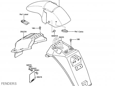 FENDERS - ZX1000A2 GPZ1000RX 1987 EUROPE FG IT NR SD SP