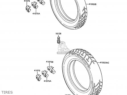 TIRES - ZX1000A2 GPZ1000RX 1987 EUROPE FG IT NR SD SP