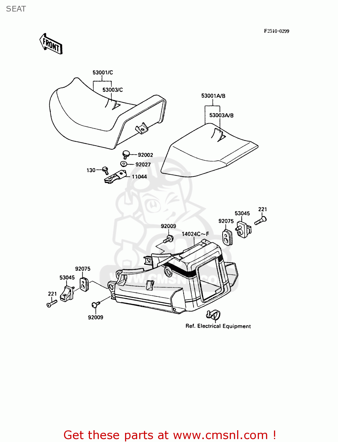 SEAT ZX1000A3 GPZ1000RX 1988 EUROPE UK FR