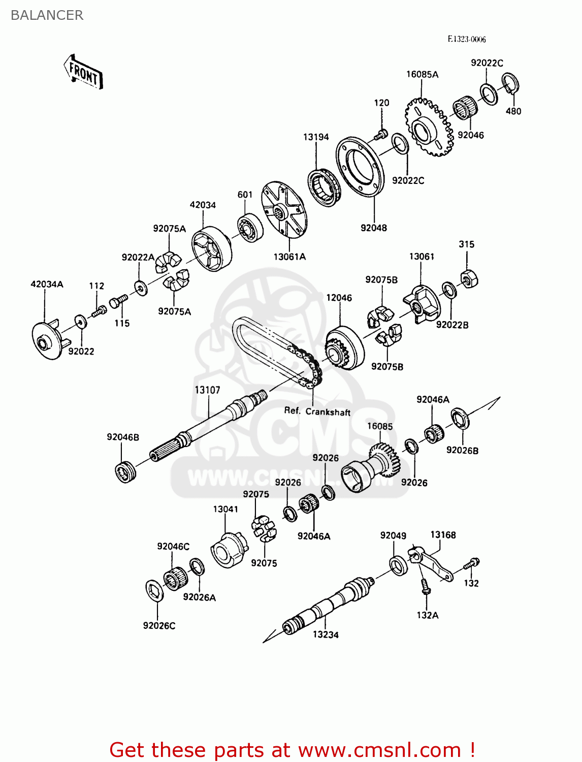 BALANCER ZX1000A3A GPZ1000RX 1988 UNITED KINGDOM