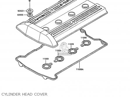 CYLINDER HEAD COVER - ZX1000A3A GPZ1000RX 1988 UNITED KINGDOM