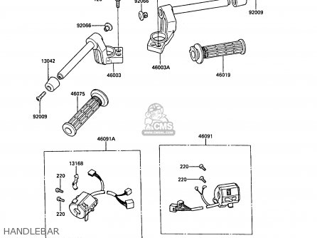 HANDLEBAR - ZX1000A3A GPZ1000RX 1988 UNITED KINGDOM