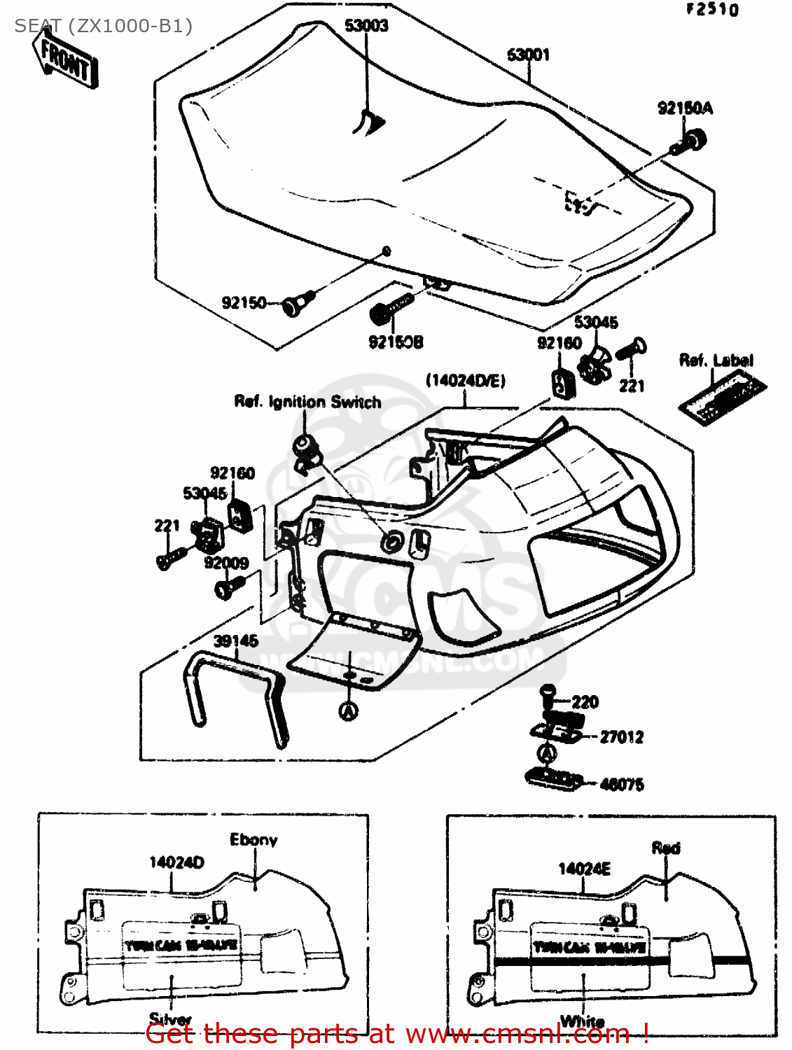SEAT (ZX1000-B1) ZX1000B1 1988 EUROPE UK FR AR GR IT NR SD