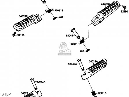 STEP - ZX1000B1 1988 EUROPE UK FR AR GR IT NR SD