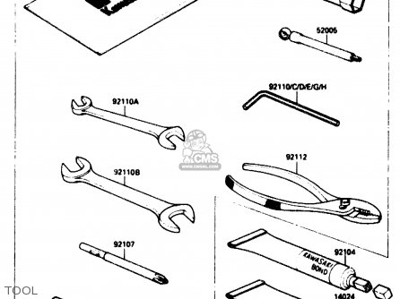 TOOL - ZX1000B1 1988 EUROPE UK FR AR GR IT NR SD