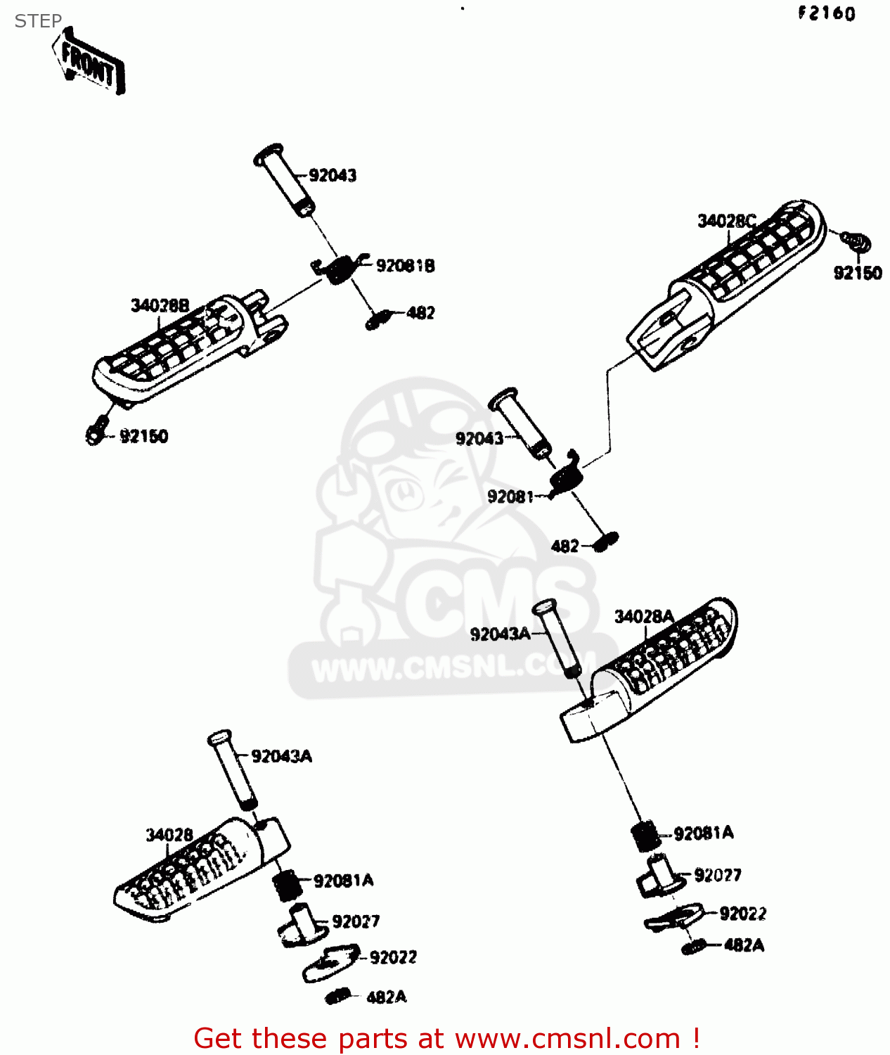 STEP ZX1000B2 1989 EUROPE UK FR AR GR IT NR SD