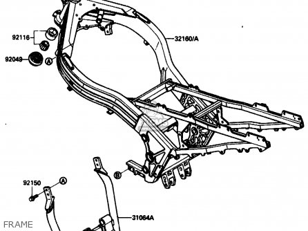 FRAME - ZX1000B2 1989 EUROPE UK FR AR GR IT NR SD