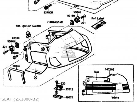 SEAT (ZX1000-B2) - ZX1000B2 1989 EUROPE UK FR AR GR IT NR SD