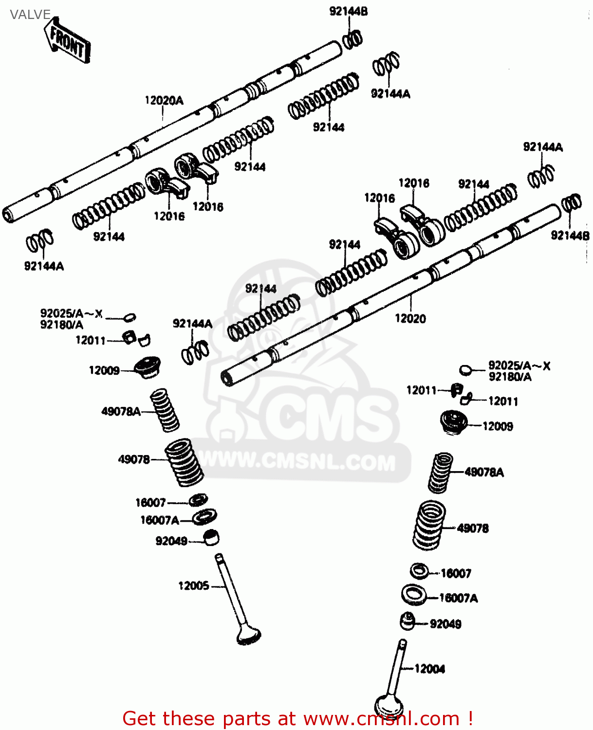 VALVE ZX1000B3 1990 EUROPE UK GR NR SD