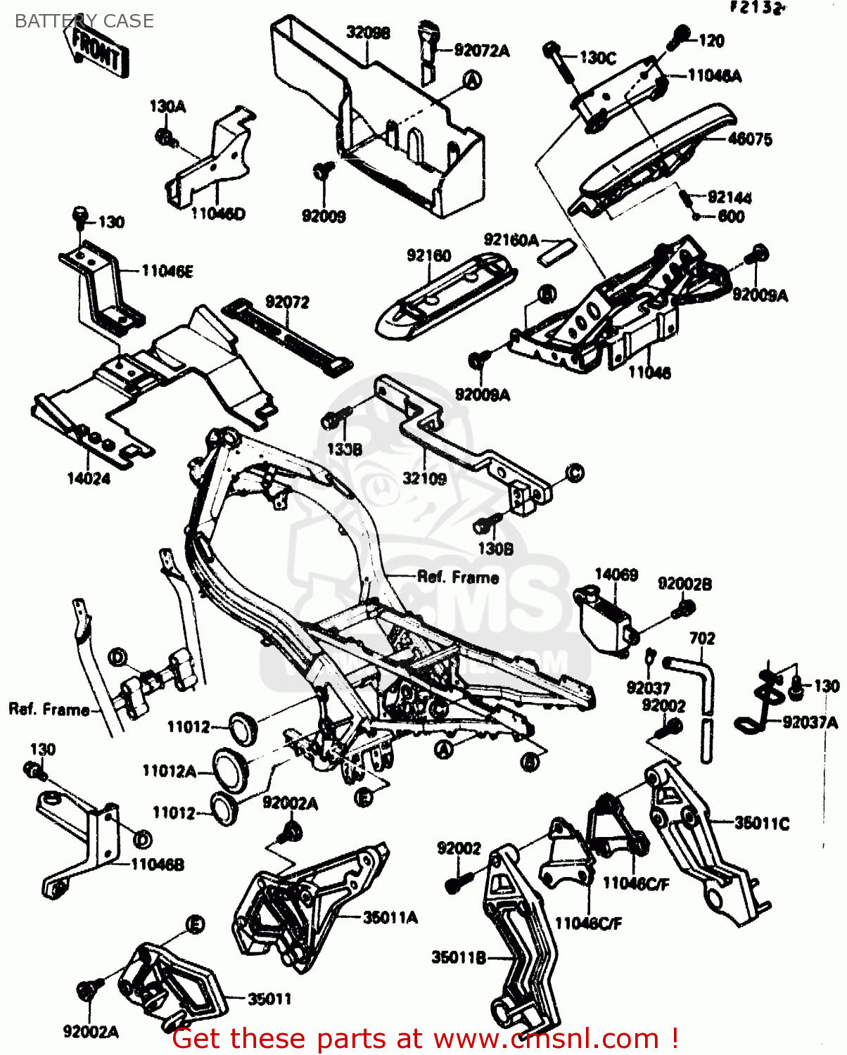 BATTERY CASE ZX1000B3 1990 EUROPE UK GR NR SD