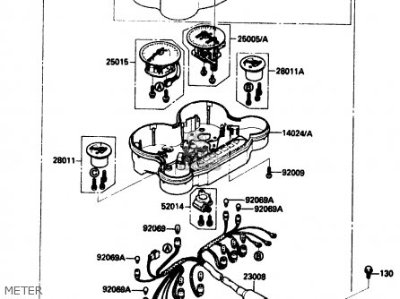 METER - ZX1000B3 1990 EUROPE UK GR NR SD