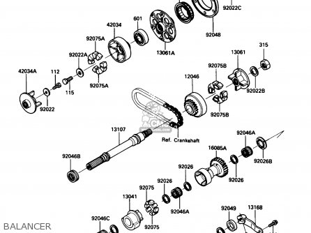 BALANCER - ZX1000B3 ZX10 1990 USA CALIFORNIA