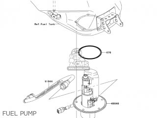 FUEL PUMP - ZX1000C1 NINJA ZX10R 2004 USA CALIFORNIA CANADA