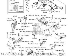 CHASSIS ELECTRICAL EQUIPMENT - ZX1000C1 NINJA ZX10R 2004 USA CALIFORNIA CANADA