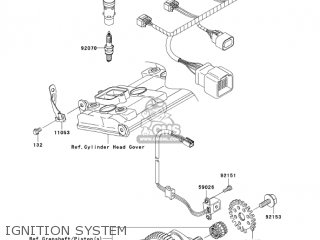 IGNITION SYSTEM - ZX1000C1 NINJA ZX10R 2004 USA CALIFORNIA CANADA