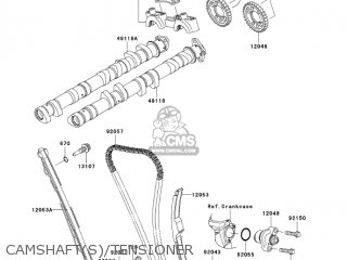 CAMSHAFT(S)/TENSIONER - ZX1000C1 NINJA ZX10R 2004 USA CALIFORNIA CANADA