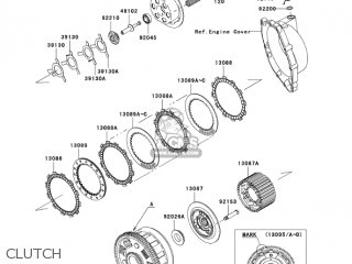 CLUTCH - ZX1000C1 NINJA ZX10R 2004 USA CALIFORNIA CANADA