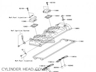 CYLINDER HEAD COVER - ZX1000C2 NINJA ZX10R 2005 USA CALIFORNIA CANADA