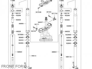 FRONT FORK - ZX1000C2 NINJA ZX10R 2005 USA CALIFORNIA CANADA