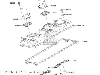 CYLINDER HEAD COVER - ZX1000D7F NINJA ZX10R 2007 USA CALIFORNIA CANADA