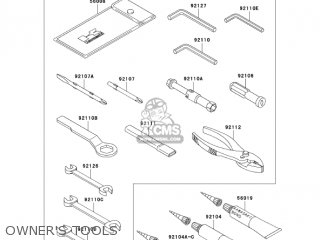 OWNER'S TOOLS - ZX1000D7F NINJA ZX10R 2007 USA CALIFORNIA CANADA