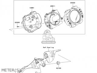 METER(S) - ZX1000D7FA NINJA ZX10R 2007 USA CALIFORNIA CANADA