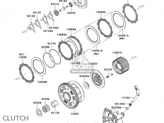 CLUTCH - ZX1000D7FA NINJA ZX10R 2007 USA CALIFORNIA CANADA