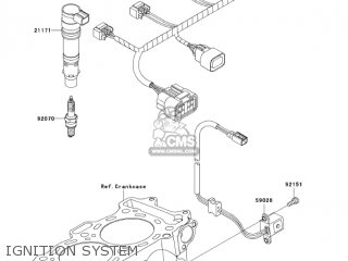 IGNITION SYSTEM - ZX1000D7FA NINJA ZX10R 2007 USA CALIFORNIA CANADA