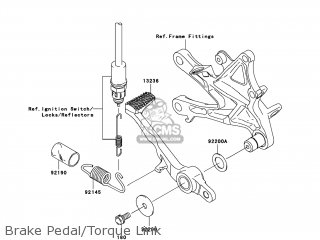 Kawasaki ZX1000E8F NINJA ZX10R 2008 USA parts lists and