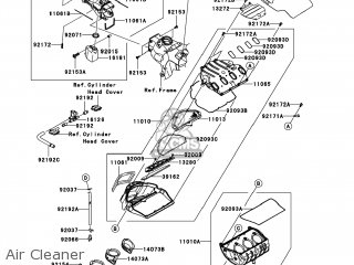 Air Cleaner - ZX1000E9F NINJA ZX10R 2009 USA