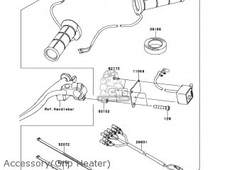 Accessory(Grip Heater) - ZX1000GCF NINJA 1000 2012 USA