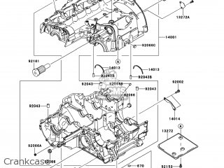 Kawasaki ZX1000HDF NINJA 1000 2013 USA / ABS parts lists and