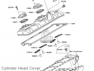 Kawasaki ZX1000JBF NINJA ZX10R 2011 USA parts lists and