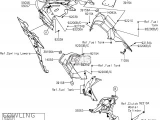 Kawasaki ZX1000PFF NINJA H2R 2015 EUROPE parts lists and schematics