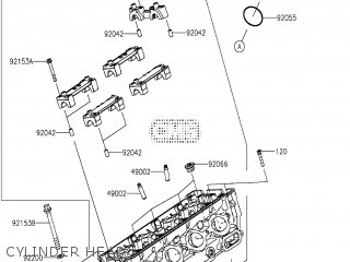 CYLINDER HEAD - ZX1000SGFA NINJA ZX-10R ABS 2016 EUROPE,MIDDLE EAST,AFRICA