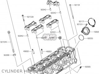 CYLINDER HEAD - ZX1000WHF Z1000SX 2017 EUROPE,MIDDLE EAST,AFRICA