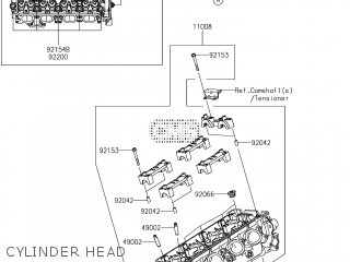 CYLINDER HEAD - ZX1000YHF NINJA H2R 2017 EUROPE