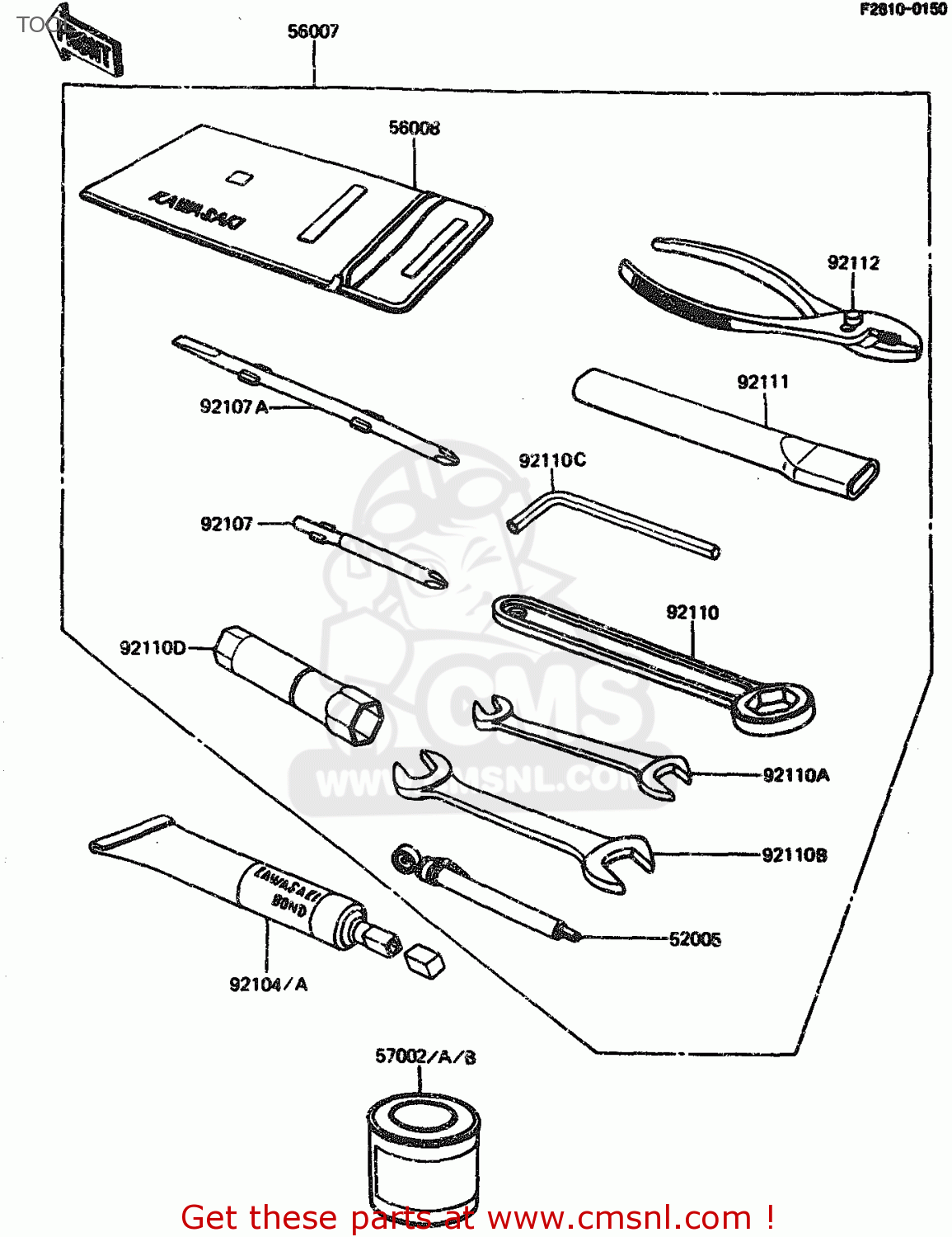 TOOL ZX1100A1 1983 EUROPE UK FR IT NR SD ST