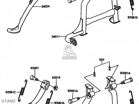 STAND - ZX1100A1 1983 EUROPE UK FR IT NR SD ST