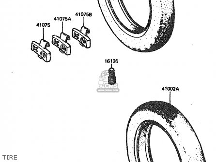 TIRE - ZX1100A1 1983 EUROPE UK FR IT NR SD ST